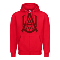 Red the-alabama-a&m-bulldogs-cute Zipper Hoodie - linhVisuals
