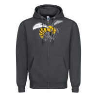 Smoke the-alabama-state-hornets Zipper Hoodie - linhVisuals