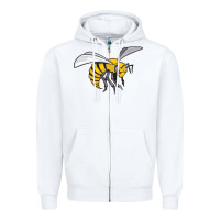 White the-alabama-state-hornets Zipper Hoodie - linhVisuals