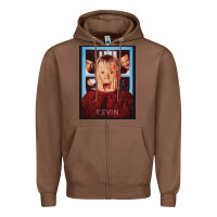 Chestnut home alone kevin Zipper Hoodie - linhVisuals