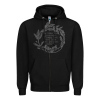 Black Lady Macbeth Shakespeare Quote Zipper Hoodie - linhVisuals