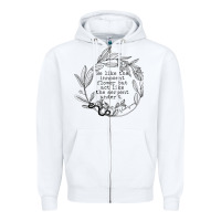 White Lady Macbeth Shakespeare Quote Zipper Hoodie - linhVisuals