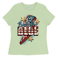 Matcha Back the blue Ladies Tee - FaDigitalArtStudio