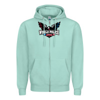 Seafoam team america Zipper Hoodie - linhVisuals