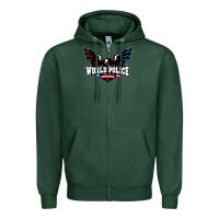 Sports Green team america Zipper Hoodie - linhVisuals
