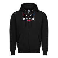 Black team america Zipper Hoodie - linhVisuals
