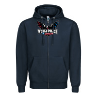 Navy team america Zipper Hoodie - linhVisuals