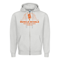 Dove Grey muscle shoals recording studio Zipper Hoodie - linhVisuals