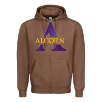 Chestnut Alcorn Athletics Zipper Hoodie - linhVisuals