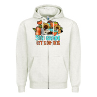 Oatmeal Heather 5th grade let's do this Zipper Hoodie - JahusDesignShop