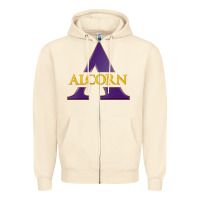 Sandshell Alcorn Athletics Zipper Hoodie - linhVisuals