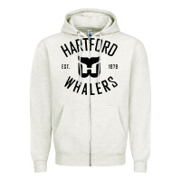 Oatmeal Heather hartford ice hockey 1979 Zipper Hoodie - linhVisuals