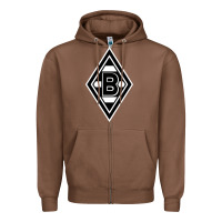 Chestnut #borussia #monchengladbach Zipper Hoodie - linhVisuals