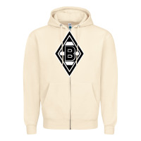 Sandshell #borussia #monchengladbach Zipper Hoodie - linhVisuals