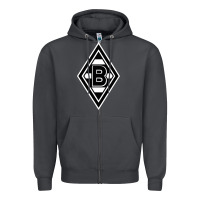Smoke #borussia #monchengladbach Zipper Hoodie - linhVisuals