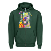 Sports Green pitbull t  shirt beware of pitbulls they will steal your heart t  shir Zipper Hoodie - linhVisuals