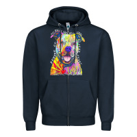 Navy pitbull t  shirt beware of pitbulls they will steal your heart t  shir Zipper Hoodie - linhVisuals