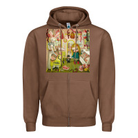 Chestnut Mark Ryden - The Magic Sircus Zipper Hoodie - linhVisuals