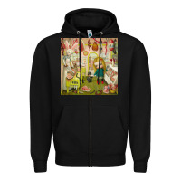Black Mark Ryden - The Magic Sircus Zipper Hoodie - linhVisuals