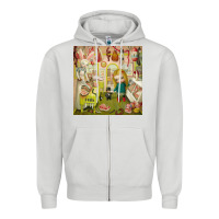 Dove Grey Mark Ryden - The Magic Sircus Zipper Hoodie - linhVisuals