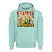 Seafoam Mark Ryden - The Magic Sircus Zipper Hoodie - linhVisuals