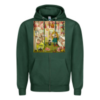 Sports Green Mark Ryden - The Magic Sircus Zipper Hoodie - linhVisuals