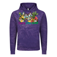 Cloud Purple Peace Love Summer Vintage Hoodie - CowhideDigitalArt