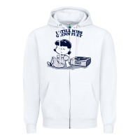 White i still miss glenn frey, vinyl collector fan design Zipper Hoodie - linhVisuals