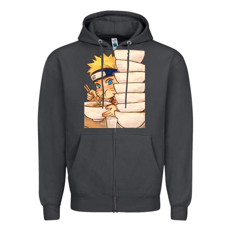 Nar Manga Ruto Ramen Zipper Hoodie by linhVisuals | Teevron