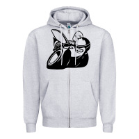 Heather Grey Scat pack Zipper Hoodie - linhVisuals