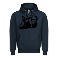 Navy Scat pack Zipper Hoodie - linhVisuals