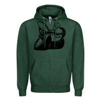 Sports Green Scat pack Zipper Hoodie - linhVisuals
