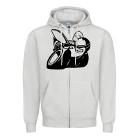 Dove Grey Scat pack Zipper Hoodie - linhVisuals