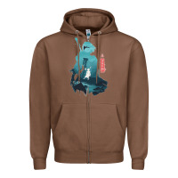 Chestnut Nier Automata Zipper Hoodie - linhVisuals