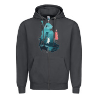 Smoke Nier Automata Zipper Hoodie - linhVisuals