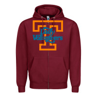Burgundy tennessee lady volunteers Zipper Hoodie - linhVisuals