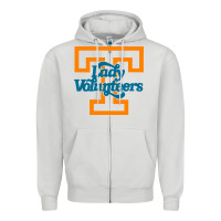Dove Grey tennessee lady volunteers Zipper Hoodie - linhVisuals