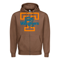 Chestnut tennessee lady volunteers Zipper Hoodie - linhVisuals