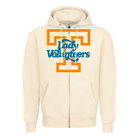 Sandshell tennessee lady volunteers Zipper Hoodie - linhVisuals