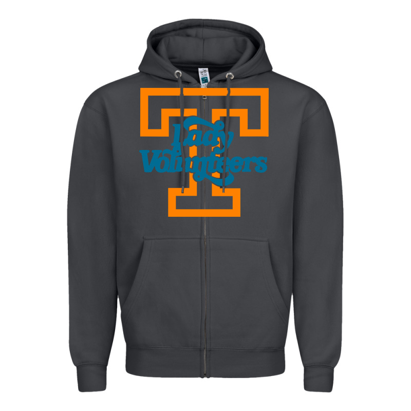 Tennessee Lady Volunteers Zipper Hoodie by linhVisuals | Teevron