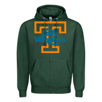 Sports Green tennessee lady volunteers Zipper Hoodie - linhVisuals