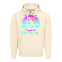 Sandshell beagle t  shirt i hear you i'm just not listening beagle lover t  shir Zipper Hoodie - linhVisuals