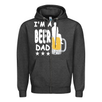 Charcoal Heather beer t  shirt beer t  shirt Zipper Hoodie - linhVisuals