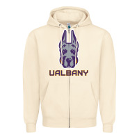 Sandshell Ualbany Great Danes Zipper Hoodie - linhVisuals
