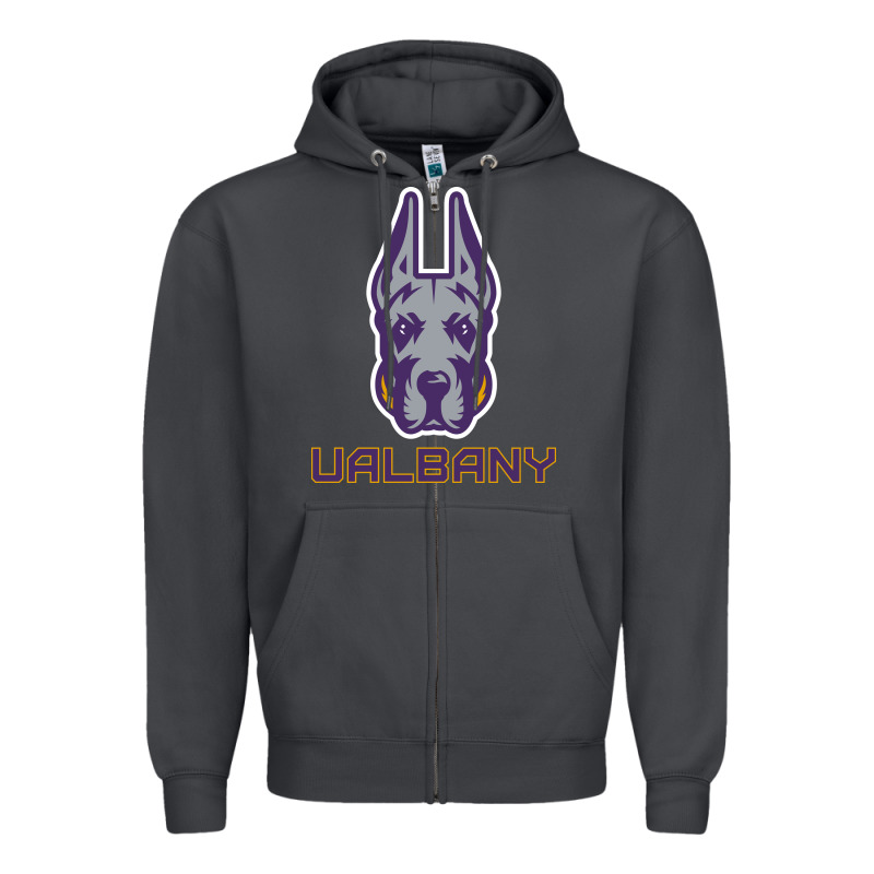 Ualbany Great Danes Zipper Hoodie by linhVisuals | Teevron