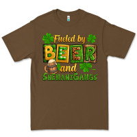 Cacao St. Patrick's Fueled by beer and shenanigangs Premium Tee - OliviaCreatesArt
