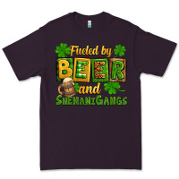 Plum St. Patrick's Fueled by beer and shenanigangs Premium Tee - OliviaCreatesArt