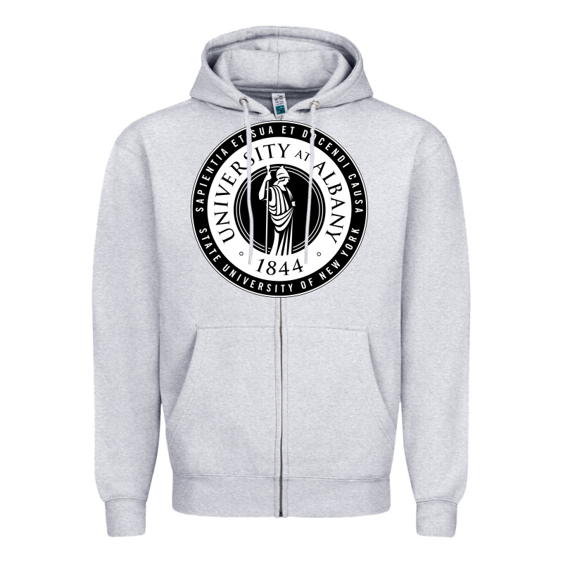 University Albany Suny Zipper Hoodie by linhVisuals | Teevron