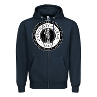 Navy University Albany Suny Zipper Hoodie - linhVisuals