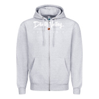 Heather Grey death valley ca sweatshirt Zipper Hoodie - linhVisuals